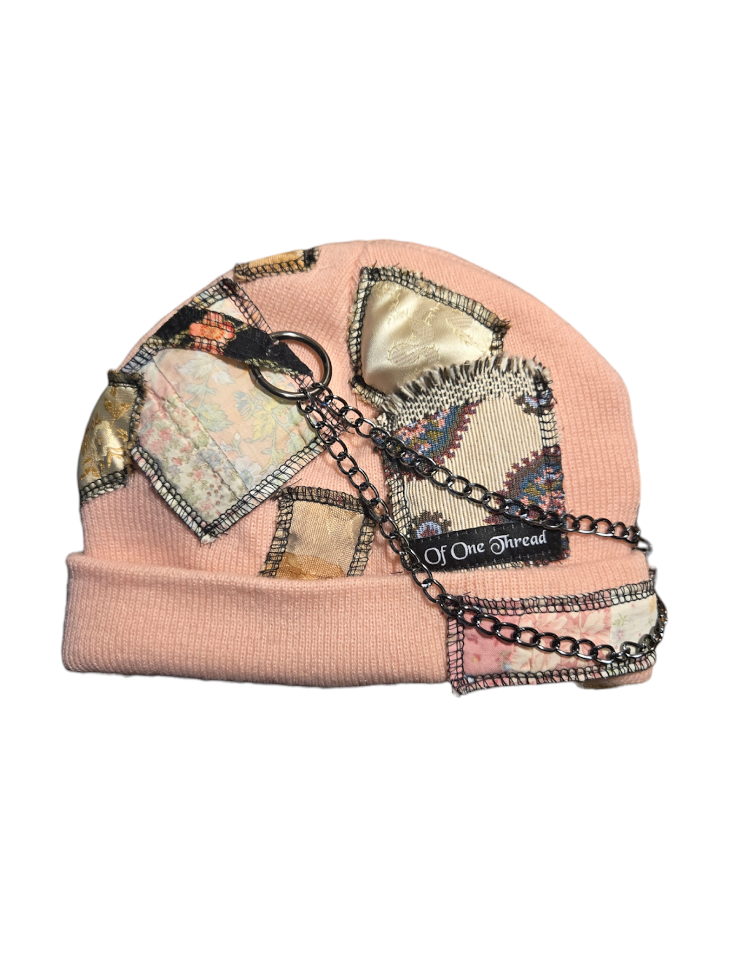 Pink Patchy Horn Hat